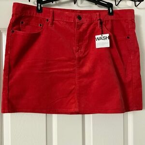 GAP Orange Corduroy Mini-Skirt 32/14